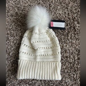 NWT White Beanie
